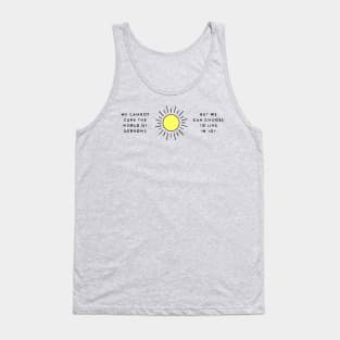 Cure The World/Live In Joy Tank Top